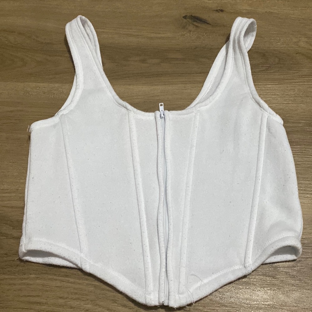 A cropped corset
